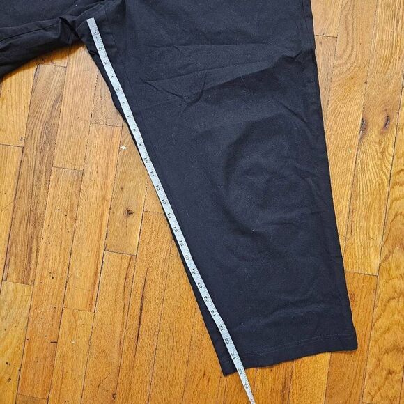 Eileen Fisher size 1X Organic Cotton and Spandex Ankle Pants Black - Picture 5 of 9